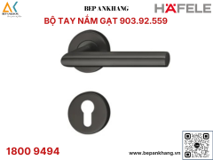 Tay nắm gạt có nắp che Hafele 903.92.559 - Màu đen